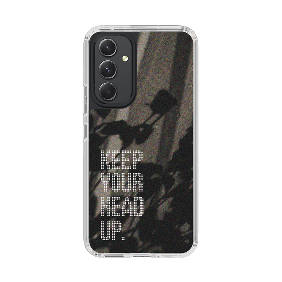 スリムプロテクションケース［ オリジナル - ドットオーバーレイ - KEEP YOUR HEAD UP/B ］