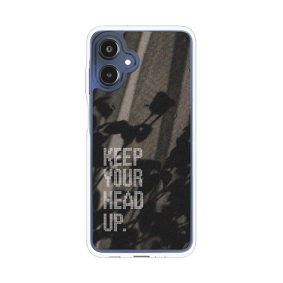 スリムプロテクションケース［ オリジナル - ドットオーバーレイ - KEEP YOUR HEAD UP/B ］