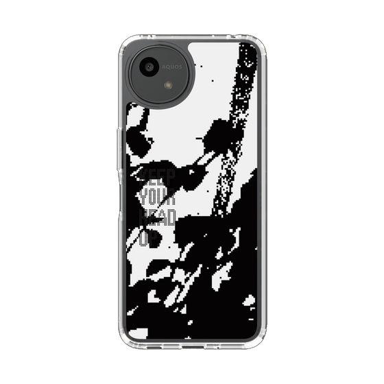 スリムプロテクションケース［ オリジナル - ドットオーバーレイ - KEEP YOUR HEAD UP/C ］