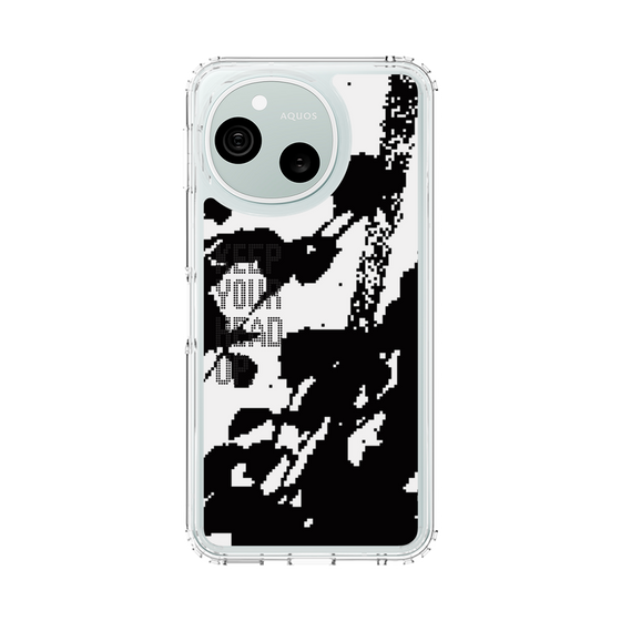 スリムプロテクションケース［ オリジナル - ドットオーバーレイ - KEEP YOUR HEAD UP/C ］