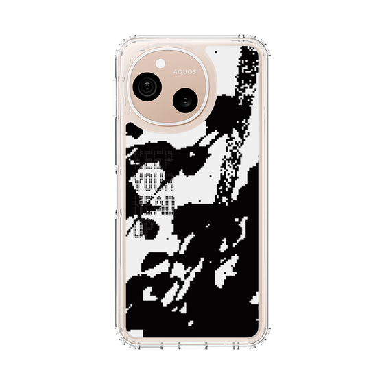 スリムプロテクションケース［ オリジナル - ドットオーバーレイ - KEEP YOUR HEAD UP/C ］