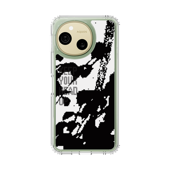 スリムプロテクションケース［ オリジナル - ドットオーバーレイ - KEEP YOUR HEAD UP/C ］