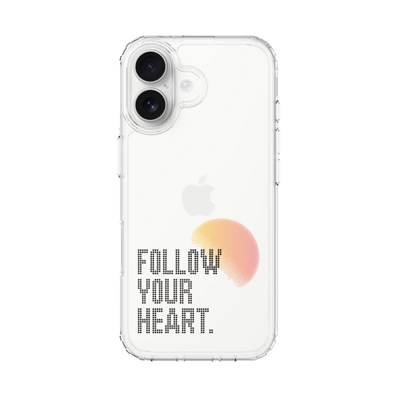 スリムプロテクションケース［ オリジナル - ドットオーバーレイ - FOLLOW YOUR HEART/A ］