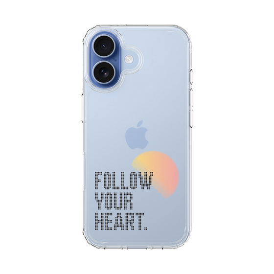 スリムプロテクションケース［ オリジナル - ドットオーバーレイ - FOLLOW YOUR HEART/A ］