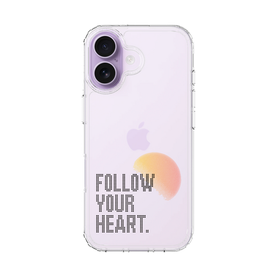 スリムプロテクションケース［ オリジナル - ドットオーバーレイ - FOLLOW YOUR HEART/A ］