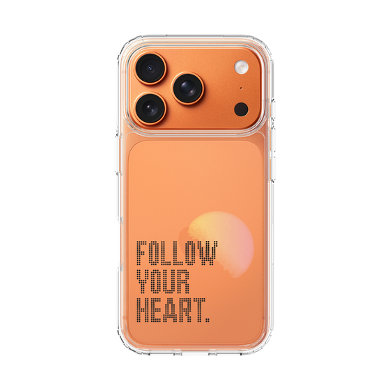 スリムプロテクションケース［ オリジナル - ドットオーバーレイ - FOLLOW YOUR HEART/A ］
