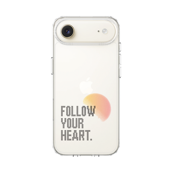 スリムプロテクションケース［ オリジナル - ドットオーバーレイ - FOLLOW YOUR HEART/A ］