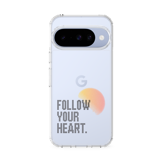 スリムプロテクションケース［ オリジナル - ドットオーバーレイ - FOLLOW YOUR HEART/A ］