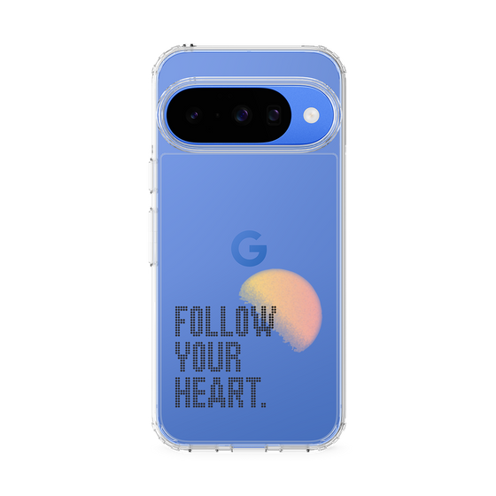 スリムプロテクションケース［ オリジナル - ドットオーバーレイ - FOLLOW YOUR HEART/A ］
