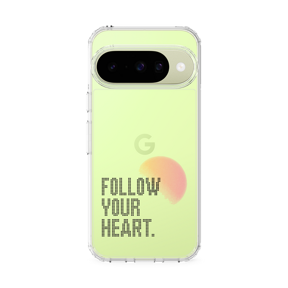 スリムプロテクションケース［ オリジナル - ドットオーバーレイ - FOLLOW YOUR HEART/A ］