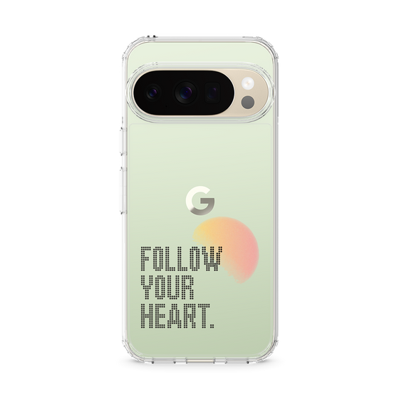 スリムプロテクションケース［ オリジナル - ドットオーバーレイ - FOLLOW YOUR HEART/A ］