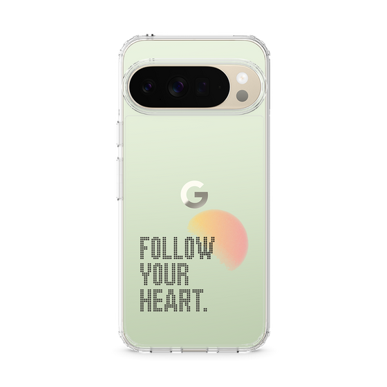 スリムプロテクションケース［ オリジナル - ドットオーバーレイ - FOLLOW YOUR HEART/A ］