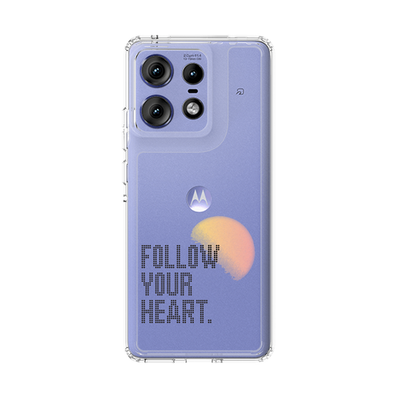スリムプロテクションケース［ オリジナル - ドットオーバーレイ - FOLLOW YOUR HEART/A ］