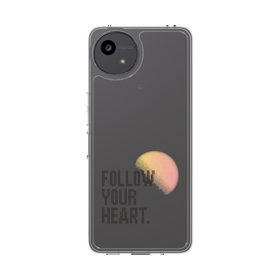 スリムプロテクションケース［ オリジナル - ドットオーバーレイ - FOLLOW YOUR HEART/A ］