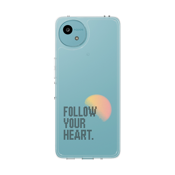 スリムプロテクションケース［ オリジナル - ドットオーバーレイ - FOLLOW YOUR HEART/A ］