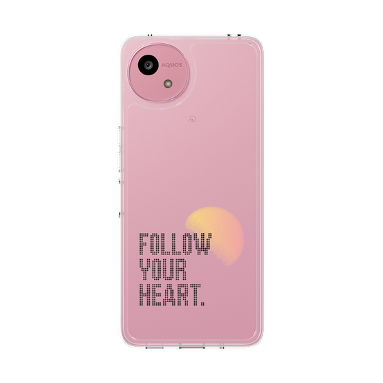 スリムプロテクションケース［ オリジナル - ドットオーバーレイ - FOLLOW YOUR HEART/A ］