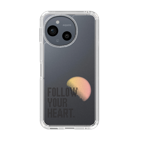 スリムプロテクションケース［ オリジナル - ドットオーバーレイ - FOLLOW YOUR HEART/A ］