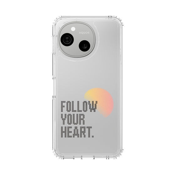 スリムプロテクションケース［ オリジナル - ドットオーバーレイ - FOLLOW YOUR HEART/A ］