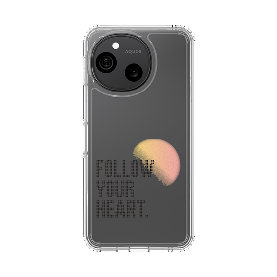 スリムプロテクションケース［ オリジナル - ドットオーバーレイ - FOLLOW YOUR HEART/A ］