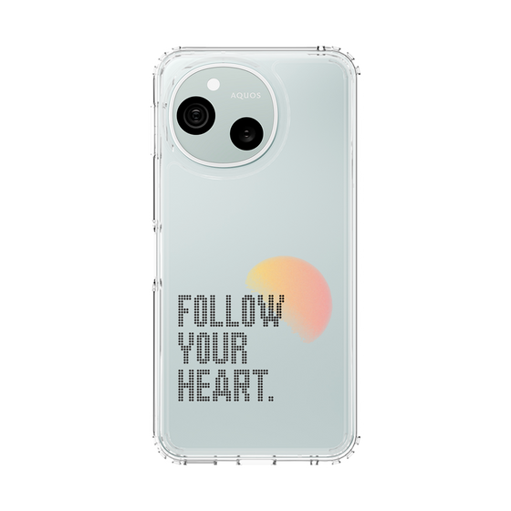 スリムプロテクションケース［ オリジナル - ドットオーバーレイ - FOLLOW YOUR HEART/A ］