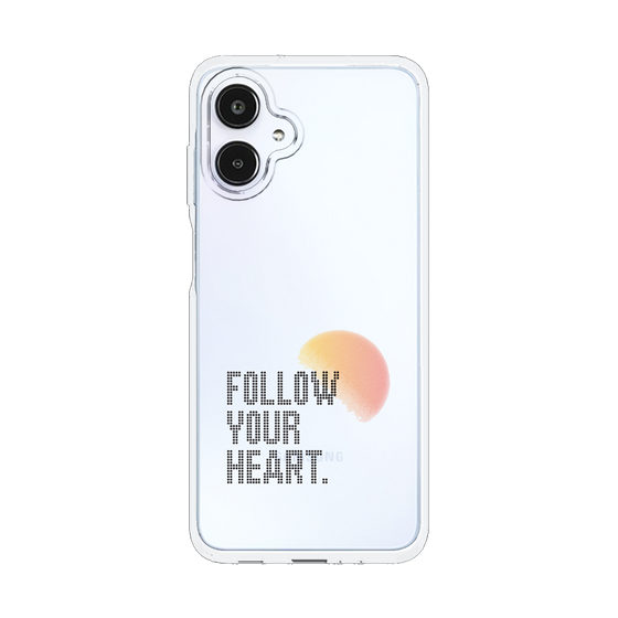 スリムプロテクションケース［ オリジナル - ドットオーバーレイ - FOLLOW YOUR HEART/A ］