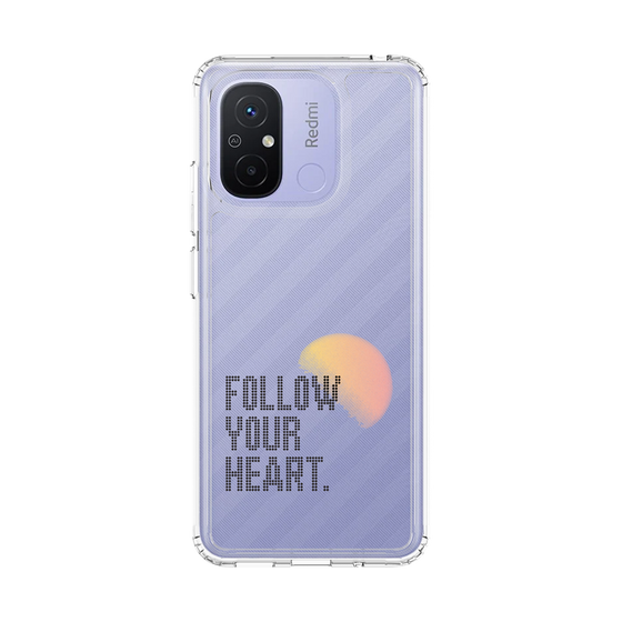 スリムプロテクションケース［ オリジナル - ドットオーバーレイ - FOLLOW YOUR HEART/A ］