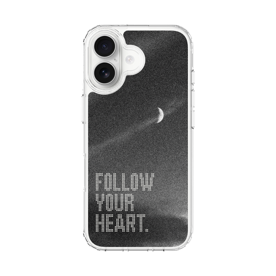 スリムプロテクションケース［ オリジナル - ドットオーバーレイ - FOLLOW YOUR HEART/B ］