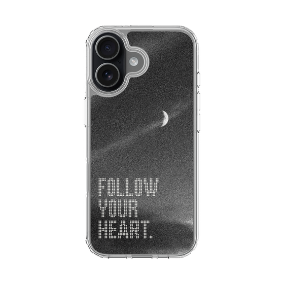 スリムプロテクションケース［ オリジナル - ドットオーバーレイ - FOLLOW YOUR HEART/B ］