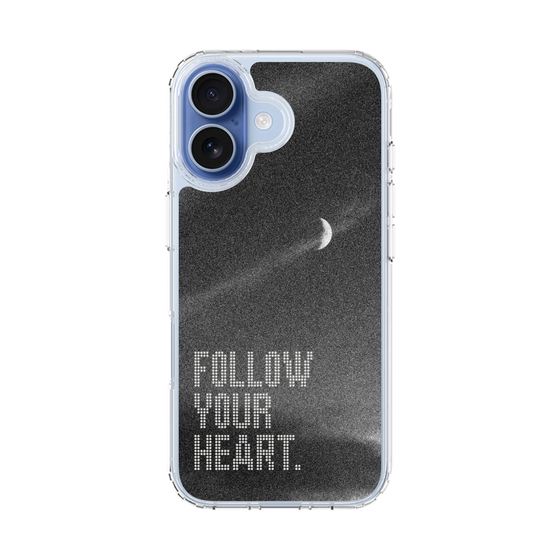 スリムプロテクションケース［ オリジナル - ドットオーバーレイ - FOLLOW YOUR HEART/B ］