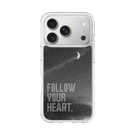 スリムプロテクションケース［ オリジナル - ドットオーバーレイ - FOLLOW YOUR HEART/B ］