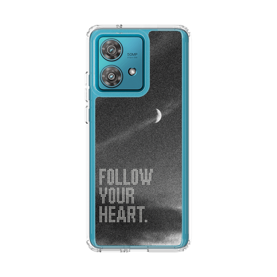 スリムプロテクションケース［ オリジナル - ドットオーバーレイ - FOLLOW YOUR HEART/B ］