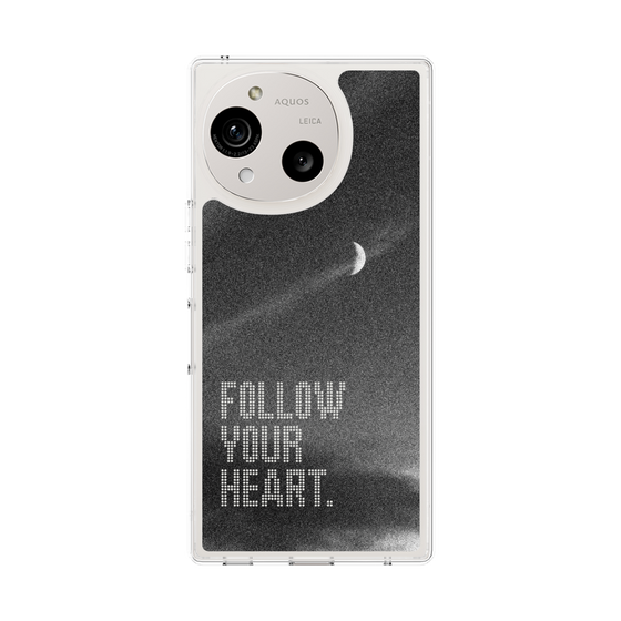 スリムプロテクションケース［ オリジナル - ドットオーバーレイ - FOLLOW YOUR HEART/B ］