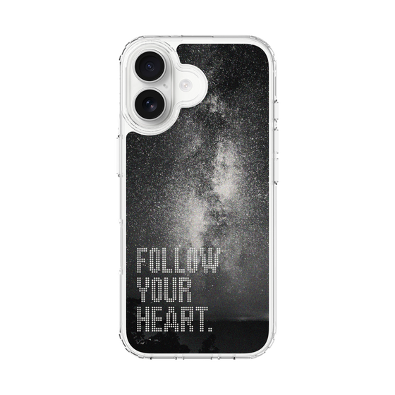 スリムプロテクションケース［ オリジナル - ドットオーバーレイ - FOLLOW YOUR HEART/C ］