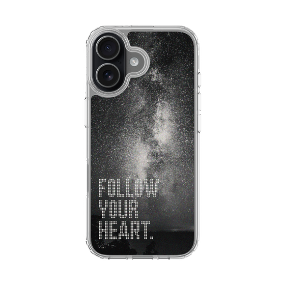 スリムプロテクションケース［ オリジナル - ドットオーバーレイ - FOLLOW YOUR HEART/C ］