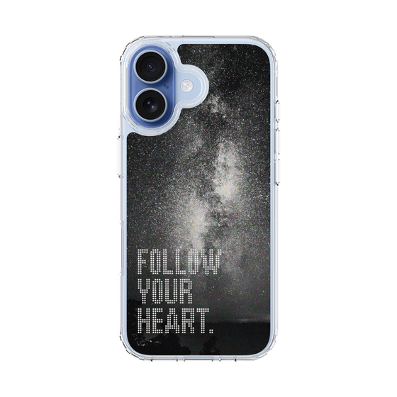 スリムプロテクションケース［ オリジナル - ドットオーバーレイ - FOLLOW YOUR HEART/C ］