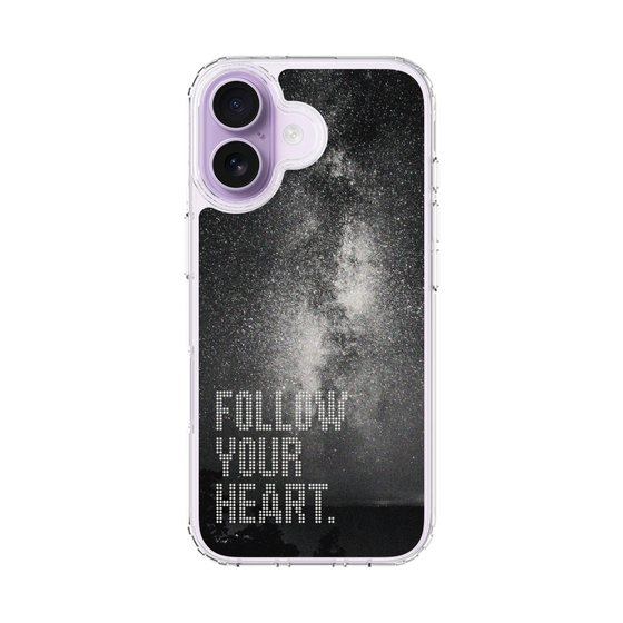 スリムプロテクションケース［ オリジナル - ドットオーバーレイ - FOLLOW YOUR HEART/C ］