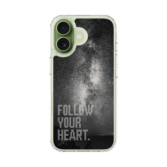 スリムプロテクションケース［ オリジナル - ドットオーバーレイ - FOLLOW YOUR HEART/C ］