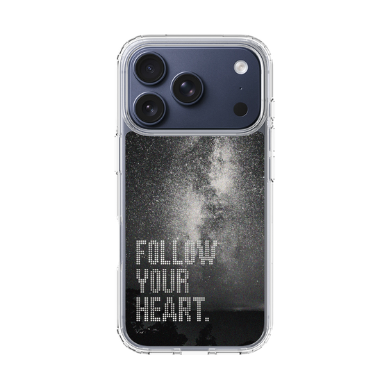 スリムプロテクションケース［ オリジナル - ドットオーバーレイ - FOLLOW YOUR HEART/C ］