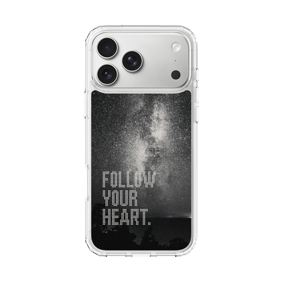 スリムプロテクションケース［ オリジナル - ドットオーバーレイ - FOLLOW YOUR HEART/C ］