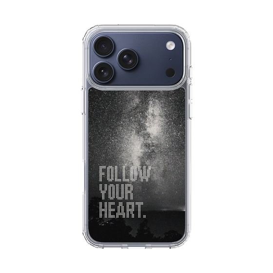 スリムプロテクションケース［ オリジナル - ドットオーバーレイ - FOLLOW YOUR HEART/C ］