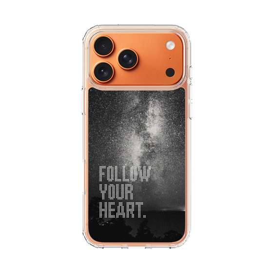 スリムプロテクションケース［ オリジナル - ドットオーバーレイ - FOLLOW YOUR HEART/C ］
