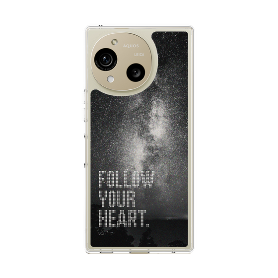 スリムプロテクションケース［ オリジナル - ドットオーバーレイ - FOLLOW YOUR HEART/C ］