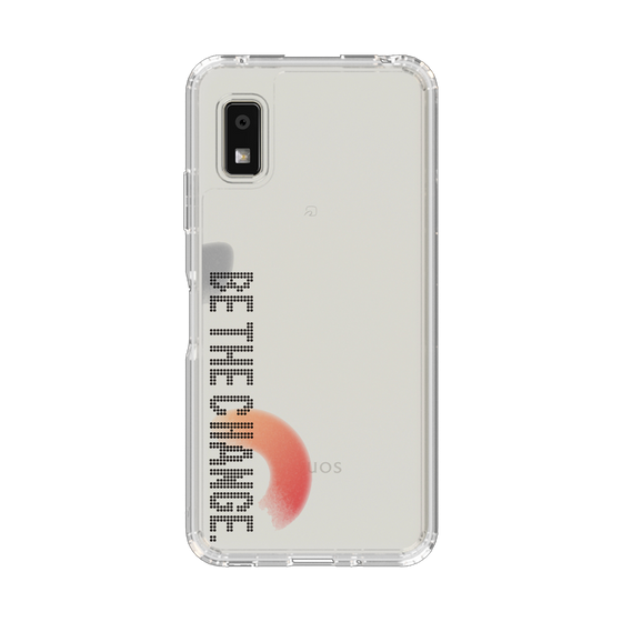 スリムプロテクションケース［ オリジナル - ドットオーバーレイ - BE THE CHANGE/A ］