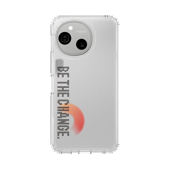 スリムプロテクションケース［ オリジナル - ドットオーバーレイ - BE THE CHANGE/A ］