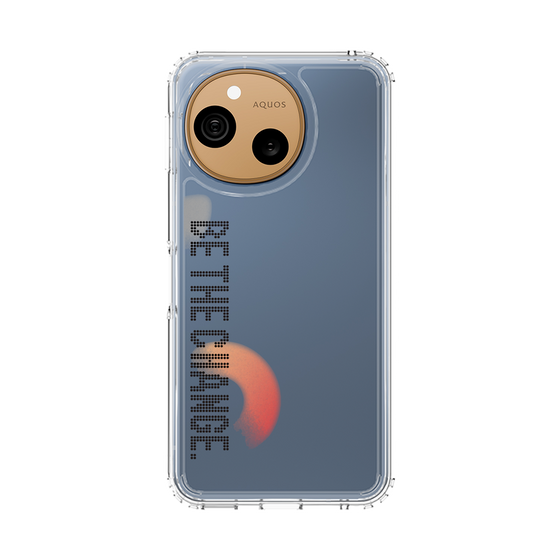 スリムプロテクションケース［ オリジナル - ドットオーバーレイ - BE THE CHANGE/A ］