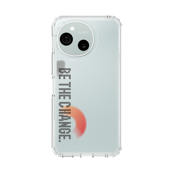 スリムプロテクションケース［ オリジナル - ドットオーバーレイ - BE THE CHANGE/A ］