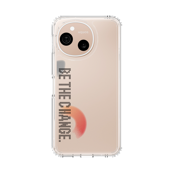 スリムプロテクションケース［ オリジナル - ドットオーバーレイ - BE THE CHANGE/A ］