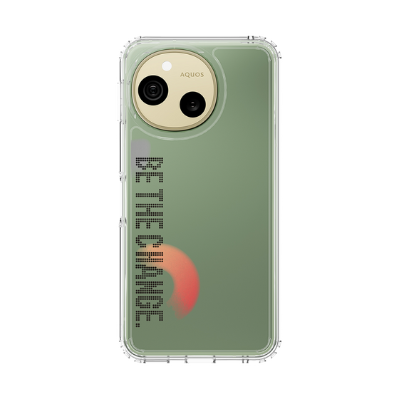 スリムプロテクションケース［ オリジナル - ドットオーバーレイ - BE THE CHANGE/A ］