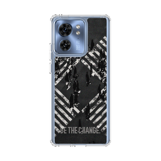 スリムプロテクションケース［ オリジナル - ドットオーバーレイ - BE THE CHANGE/B ］