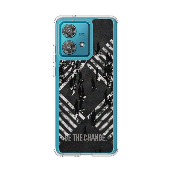 スリムプロテクションケース［ オリジナル - ドットオーバーレイ - BE THE CHANGE/B ］